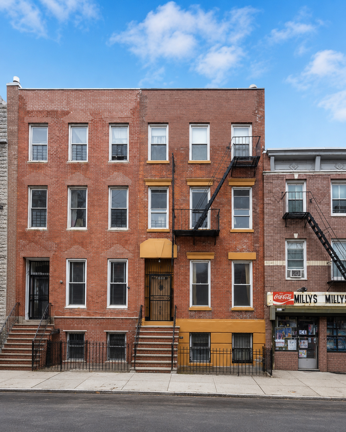 106 South 2nd Street, Williamsburg — brick multifamily building