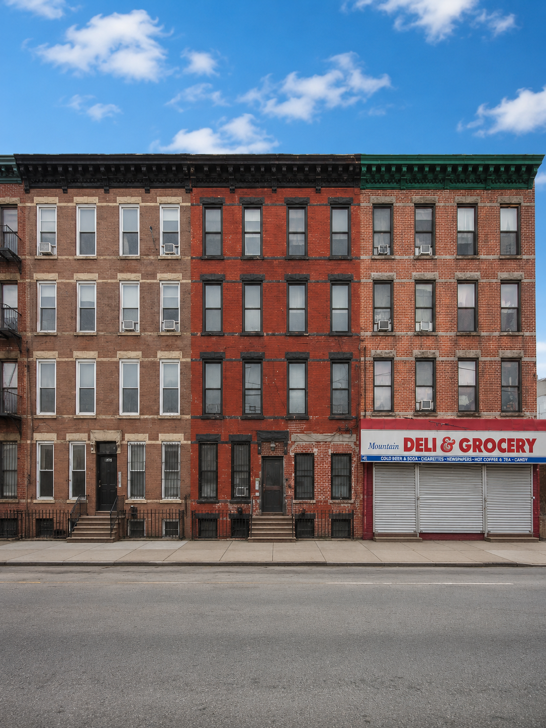 719 Henry Street, Red Hook — brick row of multifamily buildings